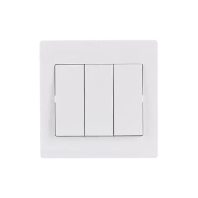 ABB Inora BL103 white 3 gang 1 way 10AX switch official product image