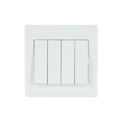 ABB Inora BL108 white 4 gang 2 way 10AX switch official product image