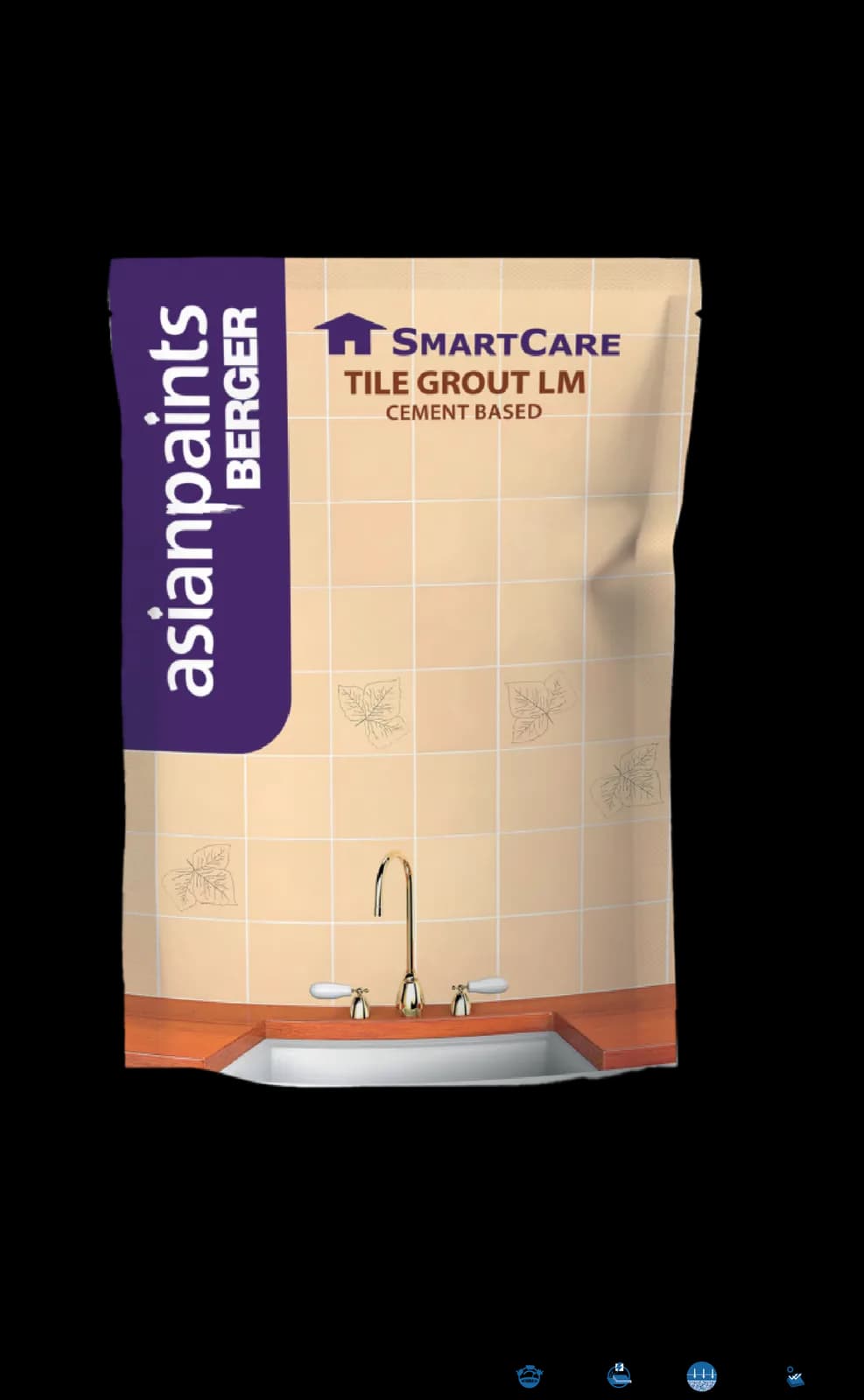 Asian Paints Berger SmartCare Tile Grout LM official product-family packshot