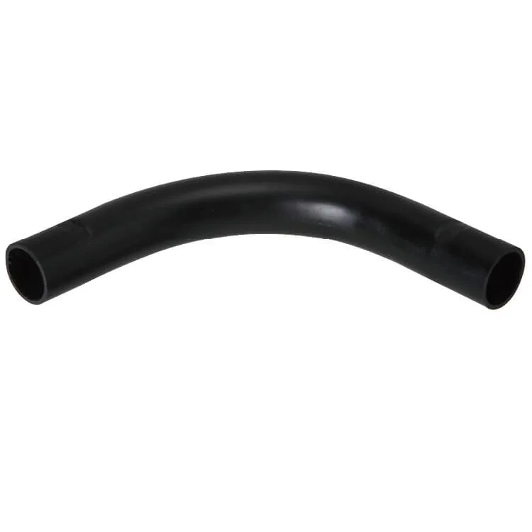 ERA MED004 black PVC-U normal slip-type electrical conduit bend