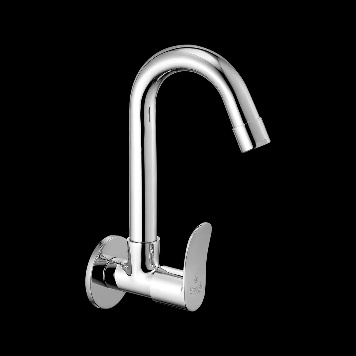 Sparsh Pearl ELENA ELN-2718 Chrome wall-mounted sink cock official product image