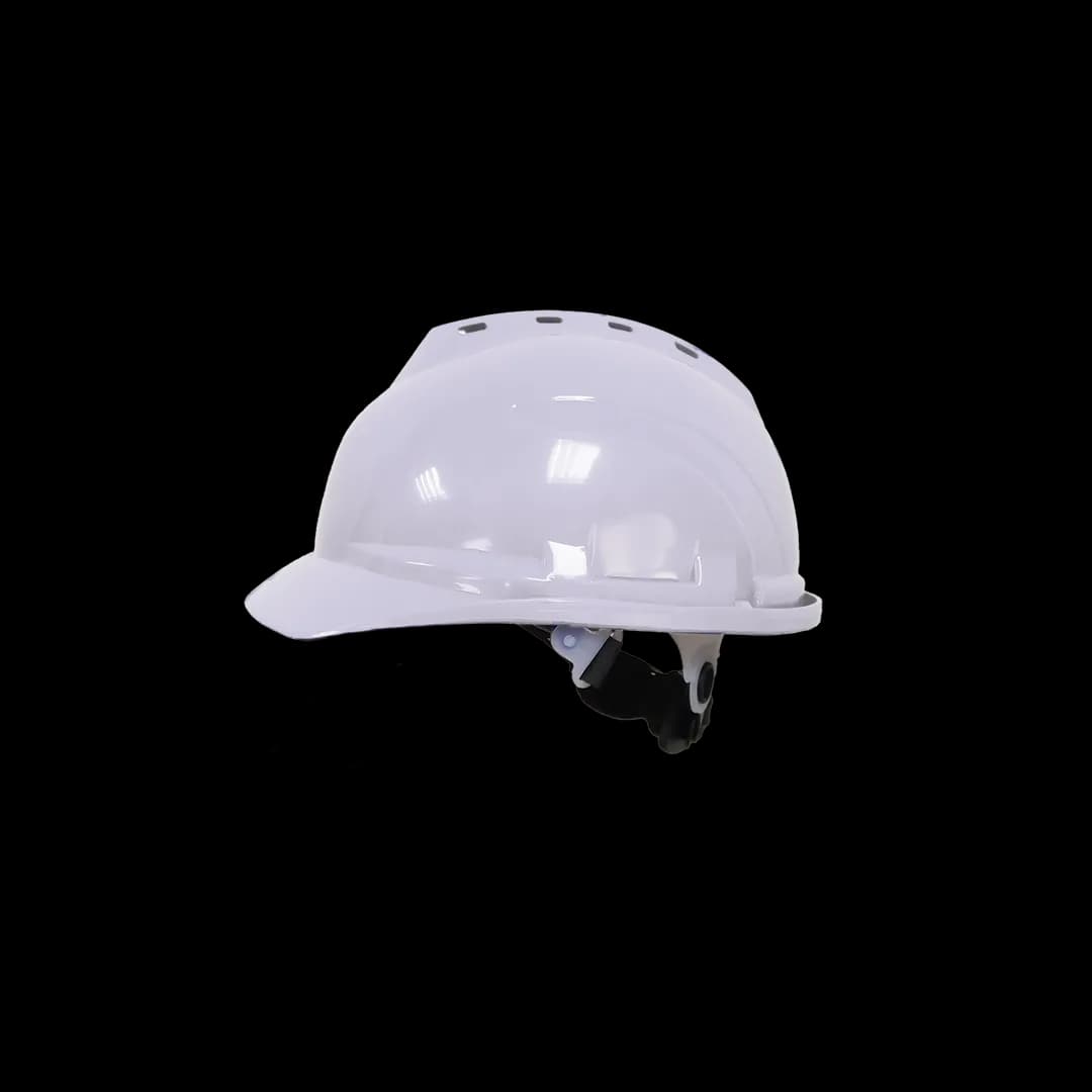 TUF-FIX HM010 white ratchet safety helmet