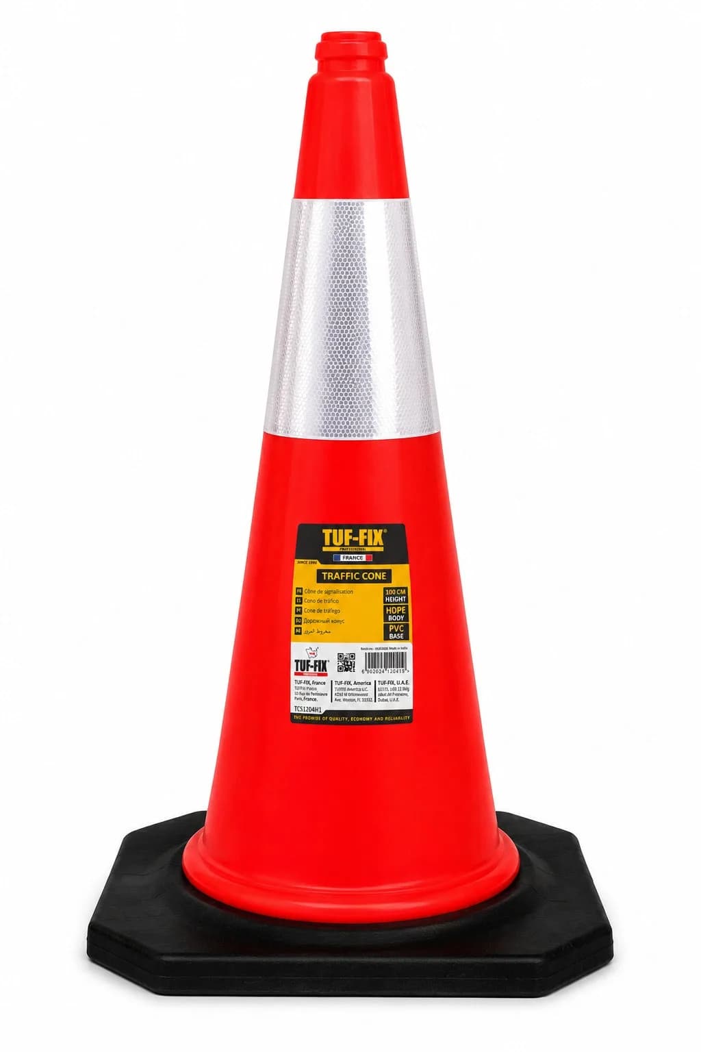 TUF-FIX TCS1204H1 reflective traffic cone