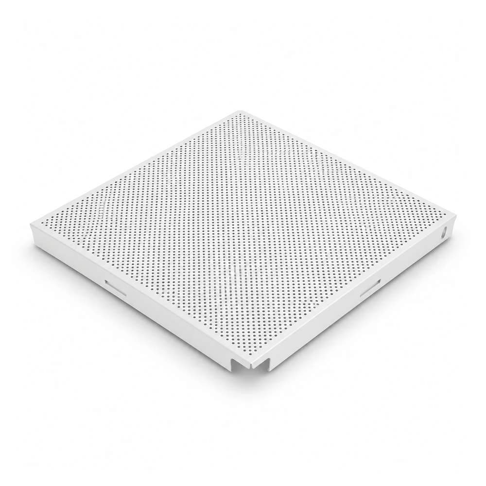 Gyproc clip-in Dot 18 perforated metal ceiling tile supplier reference